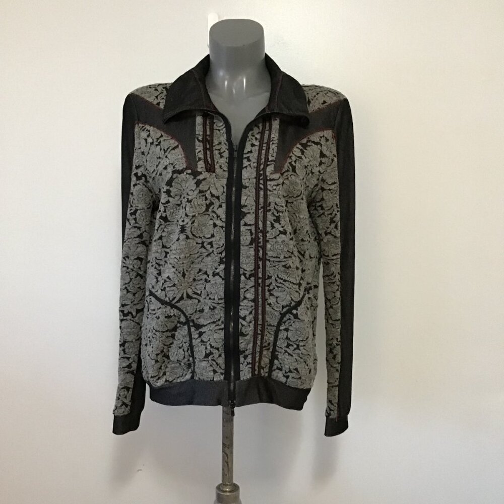 Beate Heymann Street Couture Double Zip Front Lightweight Jacket Size 14